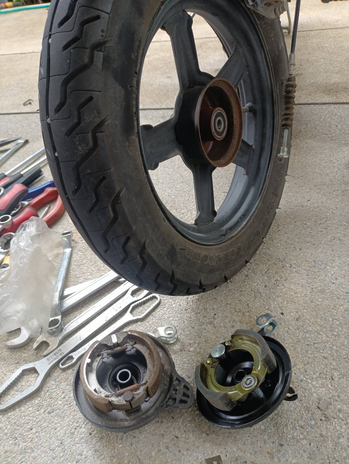 เปลี่ยนผ้าเบรค-4